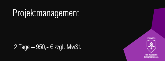 Seminar Projektmanagement Steinbeis Ifem The Augsburg Business School