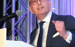 Josef Christian Kainz am Mikrofon Steinbeis ABS, ESG Quick Check