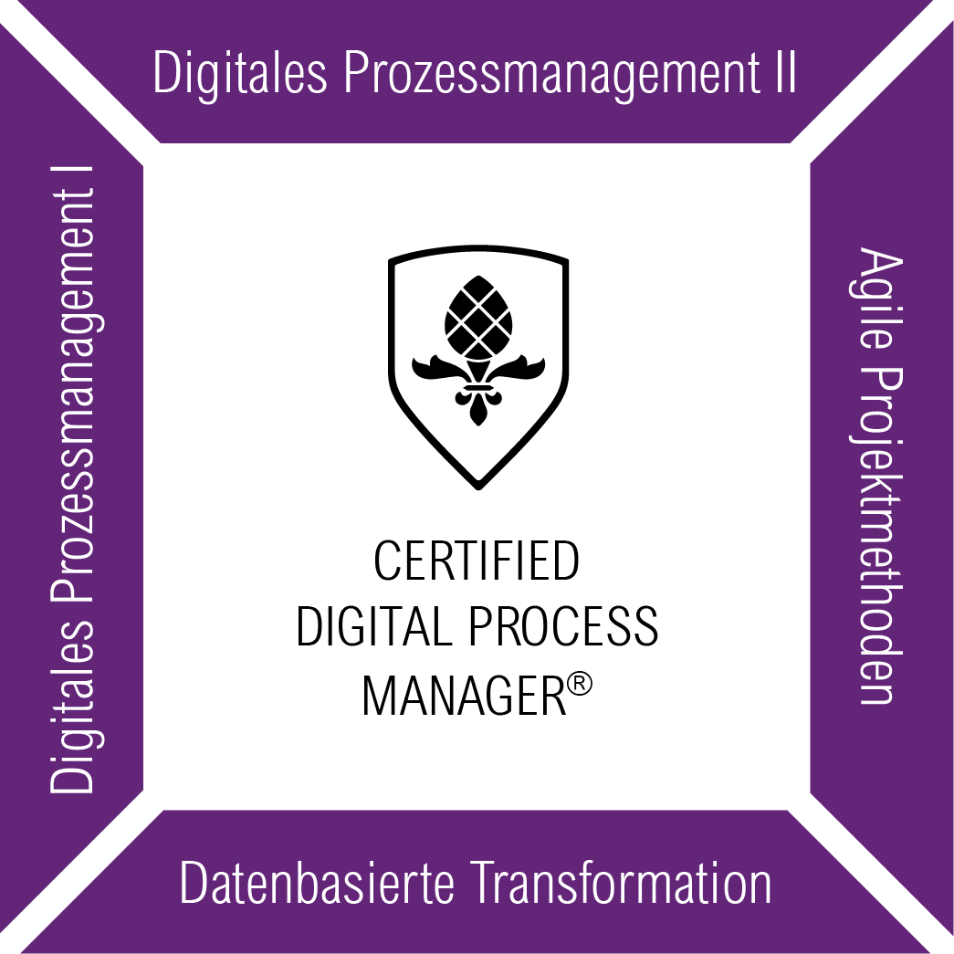 Certified Digital Process Manager schwarz