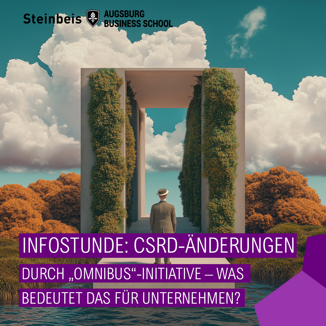 Infostunde Steinbeis Augsburg Business School Philipp Rodrian CSRD Änderungen