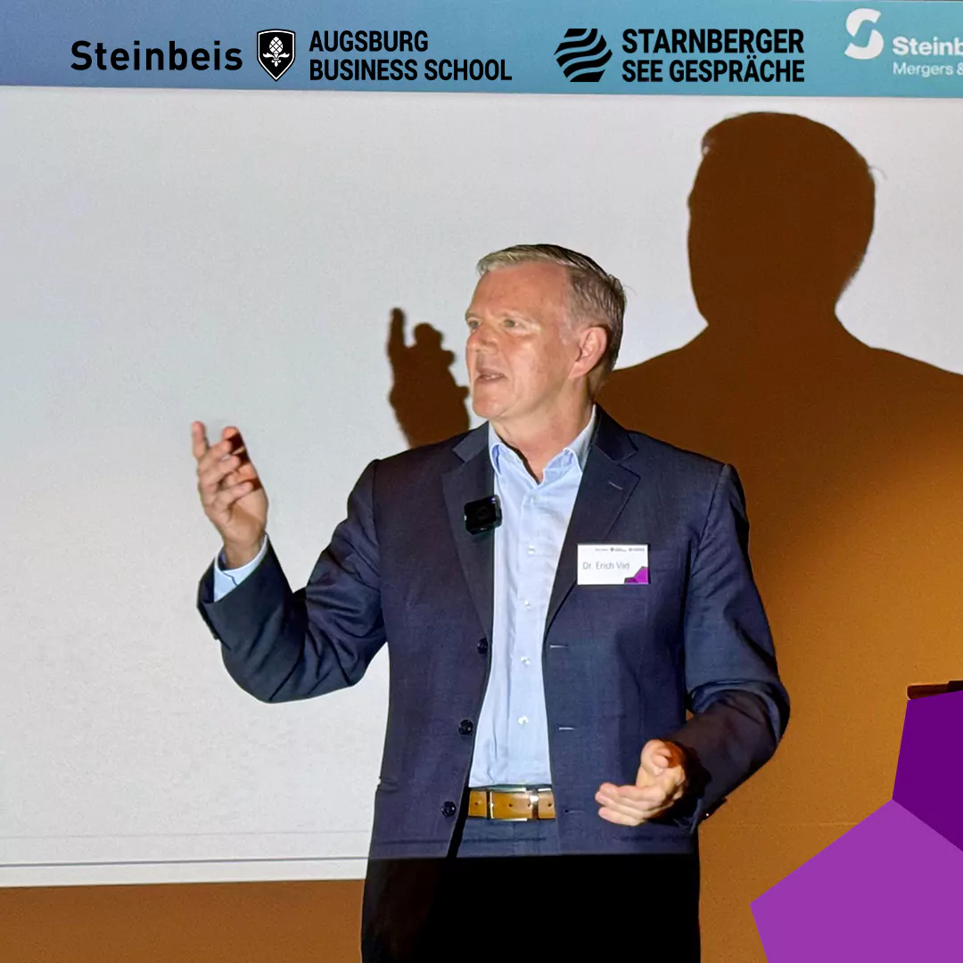 Dr. Erich Vad spricht auf den Starnberger See Gesprächen 24 der Steinbeis Augsburg Business School