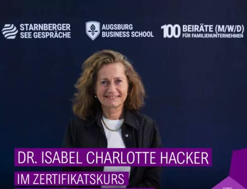 Dr. Isabel Charlotte Hacker – Dozentin an der Steinbeis Augsburg Business School